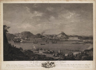 TvB G 6360
<br/>
Gezicht op de haven van Carthagene
<br/>
<em>Allix, François (1752 - 1794)</em>